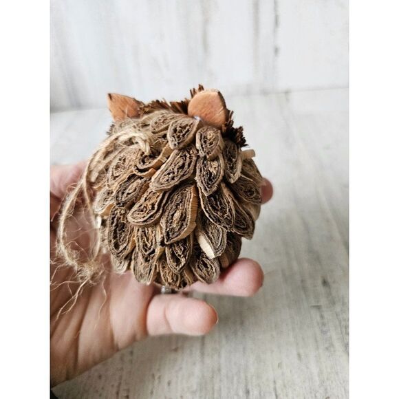 Porcupine realistic bottle brush ornament Xmas tree - Picture 7 of 9